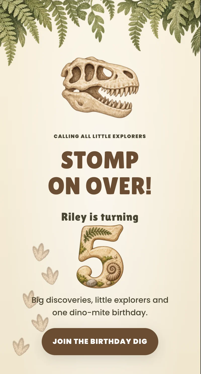 Dinosaur Dig mobile preview