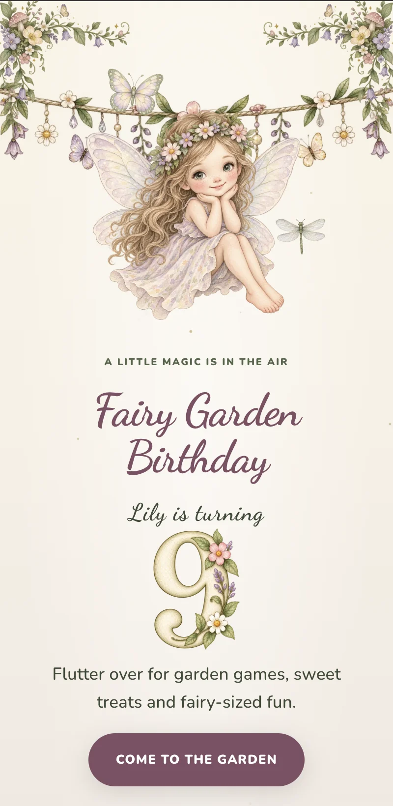 Fairy Garden mobile preview